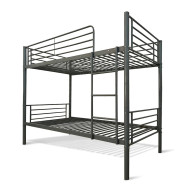 Litera Finy metálica – 2 camas de 90x190 cm con escalera y baranda