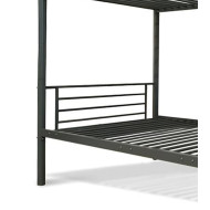 Litera Finy metálica – 2 camas de 90x190 cm con escalera y baranda