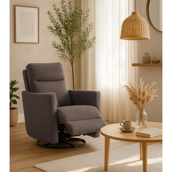 Sillón relax May – Tapizado con sistema por palanca y muelles de acero