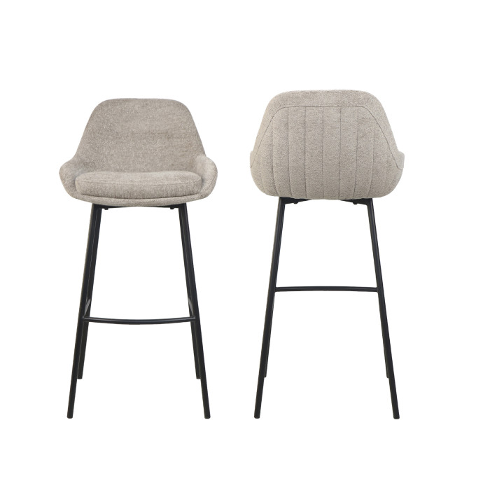 Taburetes Caspi – Diseño moderno y asiento acolchado