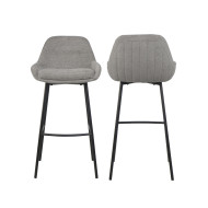 Taburetes Caspi – Diseño moderno y asiento acolchado