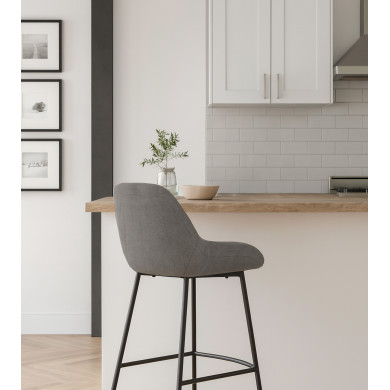 Taburetes Caspi – Diseño moderno y asiento acolchado