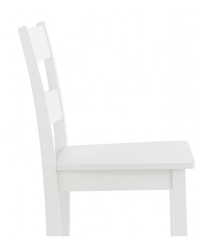 Taburete Tole – Taburete de madera lacada blanco para cocina o bar Taburete Tole – Taburete de madera lacada blanco para cocina o bar