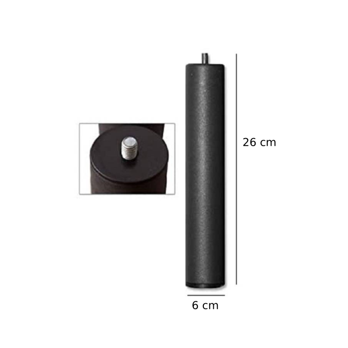 Pack patas de somier forma cilíndrica