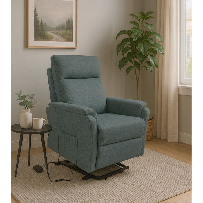 Sillón relax Delta elevable con motor eléctrico – Varias opciones de color
