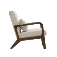 Butaca Nicole nórdica con cojín lumbar – Tapizado antimanchas