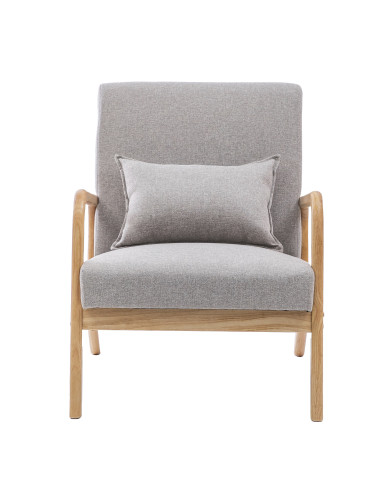 Butaca Nicole nórdica con cojín lumbar – Tapizado antimanchas