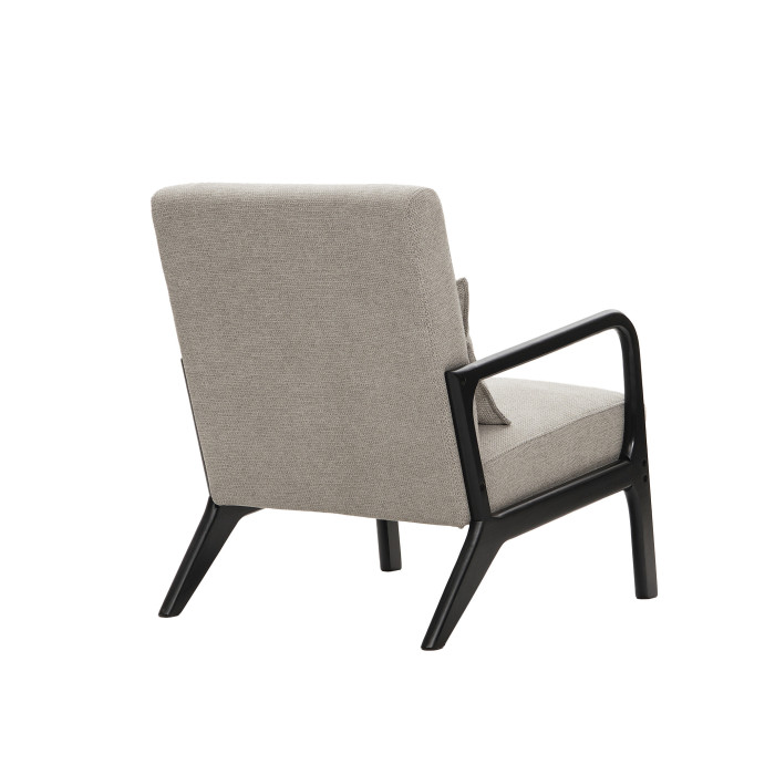 Butaca Nicole nórdica con cojín lumbar – Tapizado antimanchas