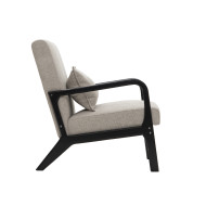 Butaca Nicole nórdica con cojín lumbar – Tapizado antimanchas