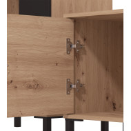 Mueble de salón Avion – Composición moderna con frentes en negro