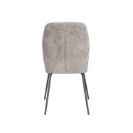 Silla Nalon – Tapizada con diseño a rayas y patas negras Silla Nalon – Tapizada con diseño a rayas y patas negras