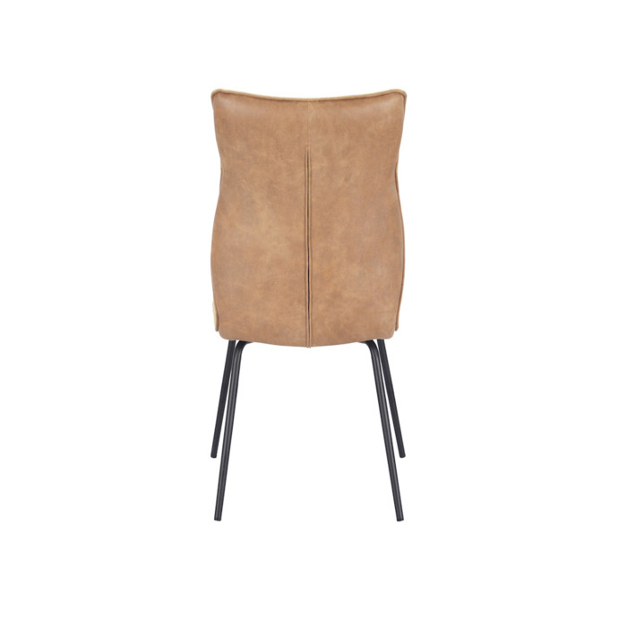 Silla Roma tapizada en tela y símil napa – Pack 2 unidades Silla Roma tapizada en tela y símil napa – Pack 2 unidades