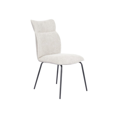 Silla Roma tapizada en tela y símil napa – Pack 2 unidades Silla Roma tapizada en tela y símil napa – Pack 2 unidades