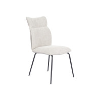 Silla Roma tapizada en tela y símil napa – Pack 2 unidades Silla Roma tapizada en tela y símil napa – Pack 2 unidades