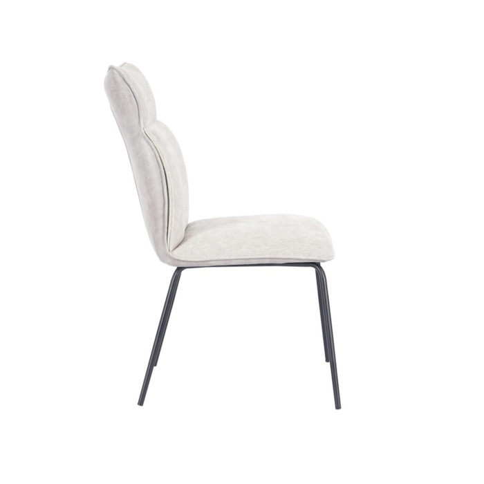 Silla Roma tapizada en tela y símil napa – Pack 2 unidades Silla Roma tapizada en tela y símil napa – Pack 2 unidades