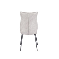 Silla Roma tapizada en tela y símil napa – Pack 2 unidades Silla Roma tapizada en tela y símil napa – Pack 2 unidades