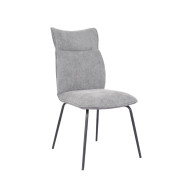 Silla Roma tapizada en tela y símil napa – Pack 2 unidades Silla Roma tapizada en tela y símil napa – Pack 2 unidades