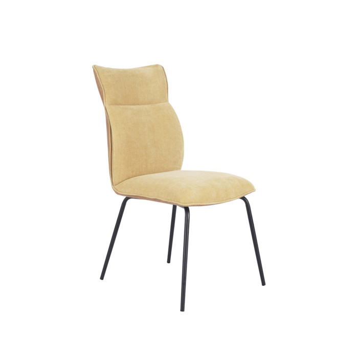 Silla Roma tapizada en tela y símil napa – Pack 2 unidades Silla Roma tapizada en tela y símil napa – Pack 2 unidades