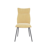 Silla Roma tapizada en tela y símil napa – Pack 2 unidades Silla Roma tapizada en tela y símil napa – Pack 2 unidades