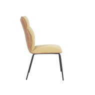 Silla Roma tapizada en tela y símil napa – Pack 2 unidades Silla Roma tapizada en tela y símil napa – Pack 2 unidades