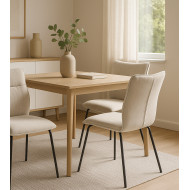 Silla Roma tapizada en tela y símil napa – Pack 2 unidades Silla Roma tapizada en tela y símil napa – Pack 2 unidades