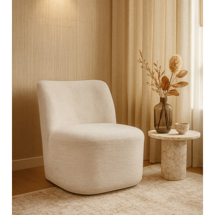 Butaca Gian giratoria – Tapizada, versátil y con giro 360º