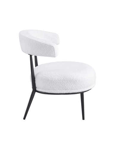 Butaca Asis – Tapizado Teddy y patas metálicas, ideal para cualquier espacio