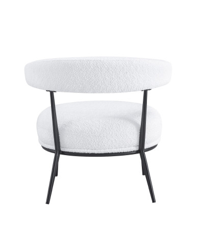 Butaca Asis – Tapizado Teddy y patas metálicas, ideal para cualquier espacio