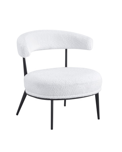 Butaca Asis – Tapizado Teddy y patas metálicas, ideal para cualquier espacio