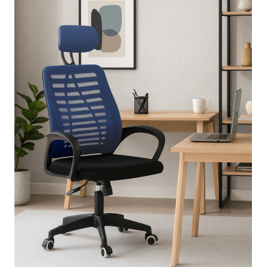Silla de escritorio Ken – Giratoria, regulable y ergonómica
