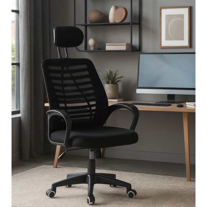 Silla de escritorio Ken – Giratoria, regulable y ergonómica