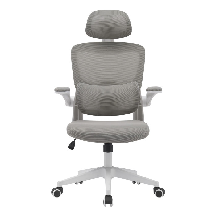 Silla de escritorio Aron ergonómica con refuerzo lumbar y reposacabezas regulable
