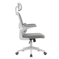 Silla de escritorio Aron ergonómica con refuerzo lumbar y reposacabezas regulable