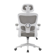 Silla de escritorio Aron ergonómica con refuerzo lumbar y reposacabezas regulable