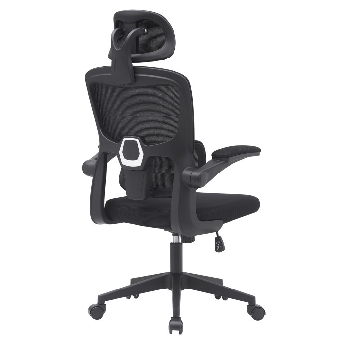 Silla de escritorio Aron ergonómica con refuerzo lumbar y reposacabezas regulable