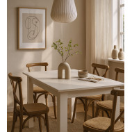 Mesa de comedor extensible Uki de 140 a 180 cm – Moderna y funcional