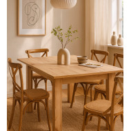 Mesa de comedor extensible Uki de 140 a 180 cm – Moderna y funcional