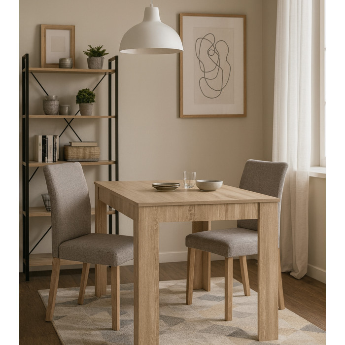 Mesa de comedor Uki 140x90 cm – Moderna, robusta y funcional
