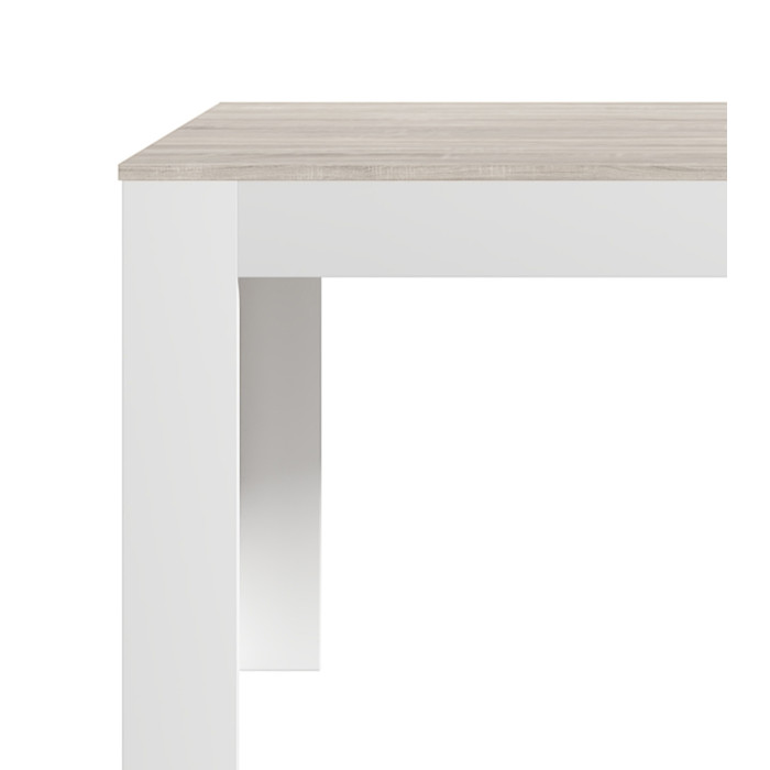 Mesa de comedor Uki 140x90 cm – Moderna, robusta y funcional