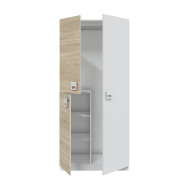 Armario Tomy 3 puertas – Con barra de colgar y estantes fijos