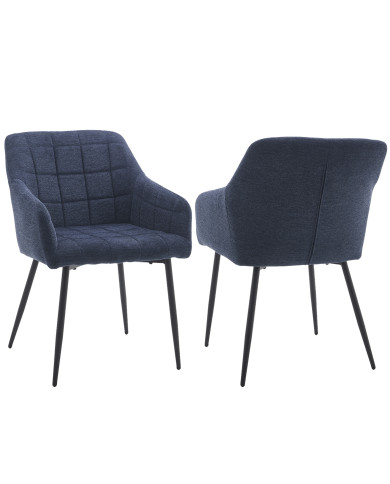 Pack 2 sillas comedor con reposabrazos FREYA