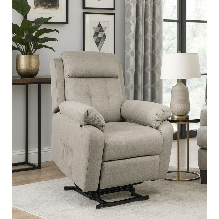 Butaca relax Nuba – Power Lift eléctrico y sistema cero pared