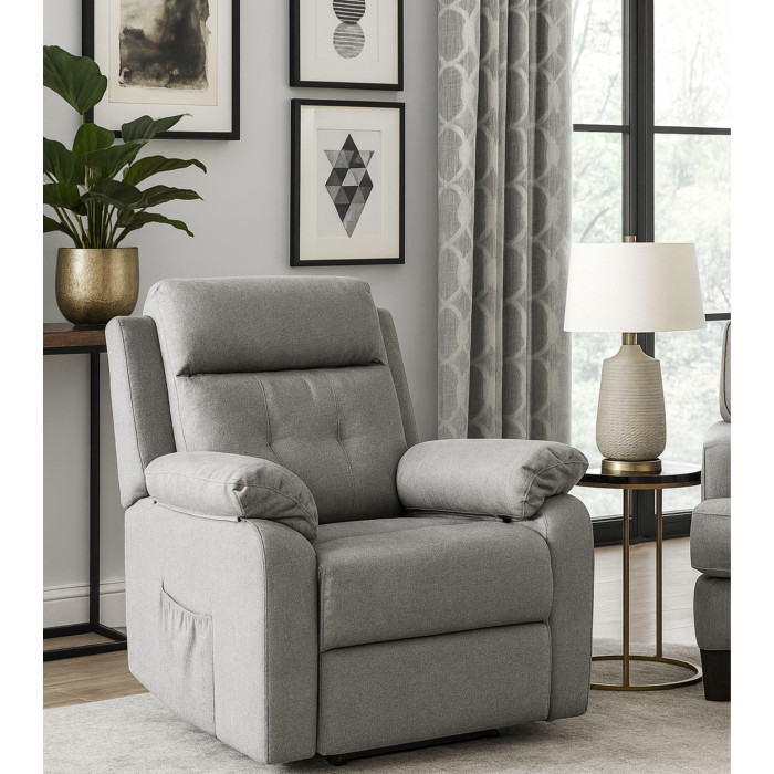 Butaca relax Nuba – Power Lift eléctrico y sistema cero pared