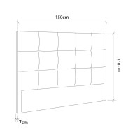 Cabecero de cama tapizado Olson - Moderno y atemporal