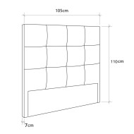 Cabecero de cama tapizado Olson - Moderno y atemporal