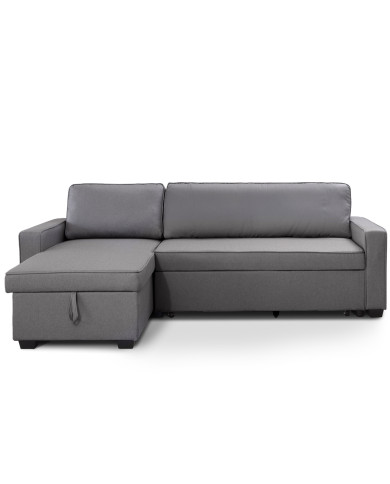 Sofá cama Maxi – Chaise longue reversible y extensible con arcón Sofá cama Maxi – Chaise longue reversible y extensible con arcón