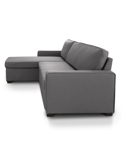 Sofá cama Maxi – Chaise longue reversible y extensible con arcón Sofá cama Maxi – Chaise longue reversible y extensible con arcón