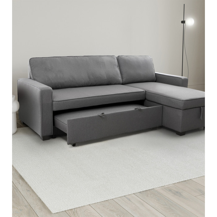 Sofá cama Maxi – Chaise longue reversible y extensible con arcón