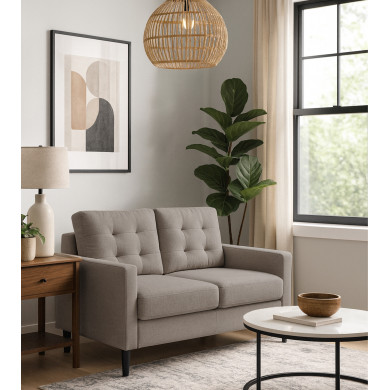 Sofá Dubi – Minimalista, antimanchas y disponible en 2 y 3 plazas