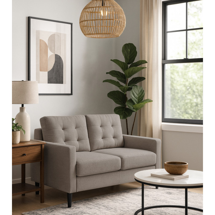 Sofá Dubi – Minimalista, antimanchas y disponible en 2 y 3 plazas